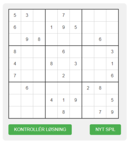 gratis sudoku online